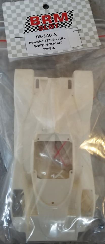 RS-140A Revo Slot 333SP White Body Kit TYPE A
